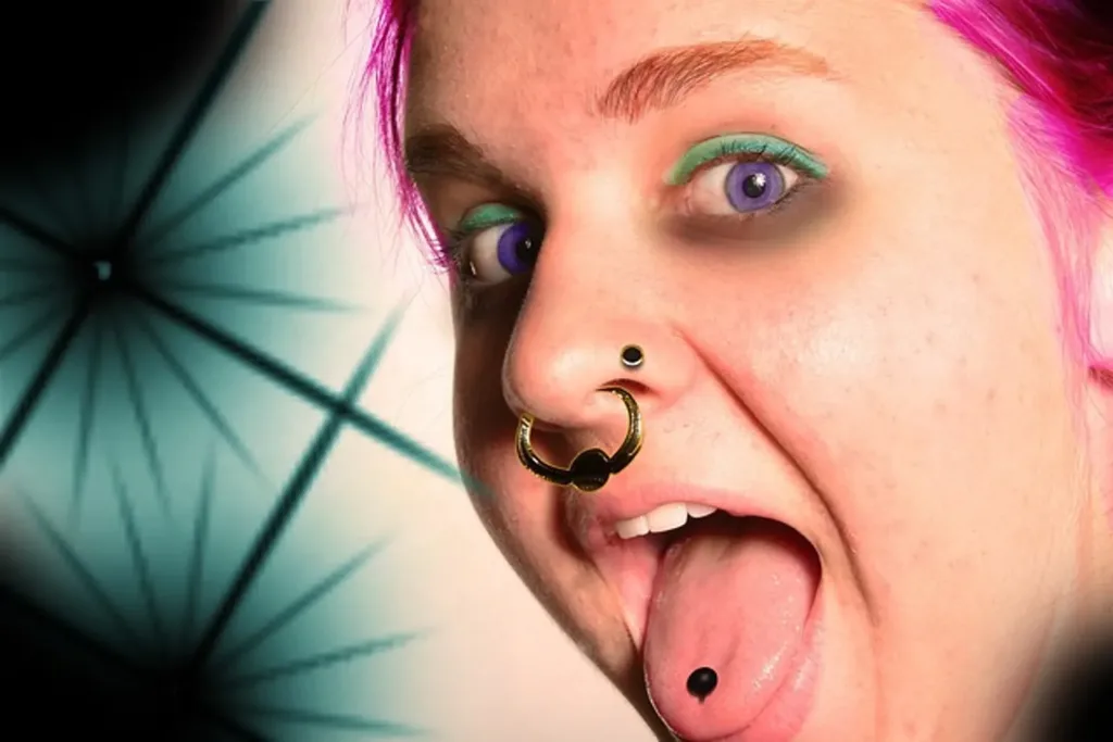 Piercing : Langue